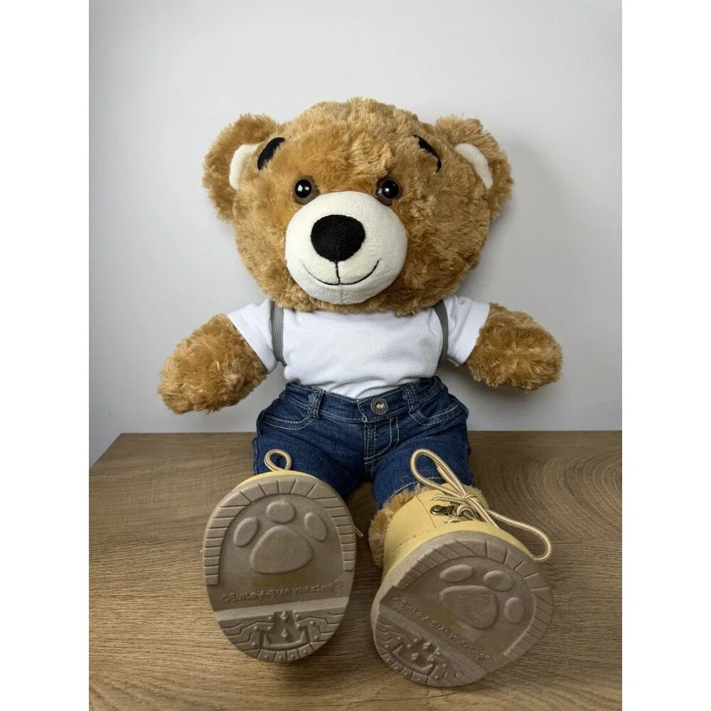 Build-A-Bear Bearemy Brown Teddy Bear Plush Stuffed Animal Mascot BAB + Clothes